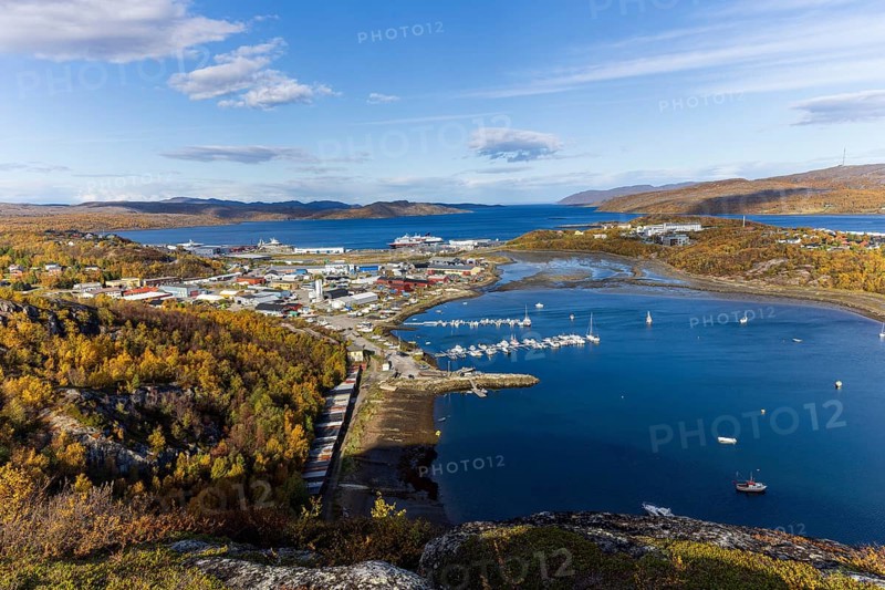 View of Kirkenes, September 2024, Finnmark, Norway, Europe