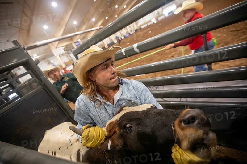 Oklahoma City, Oklahoma, The Great Plains Rodeo, an annual gay rodeo that features traditional rodeo competition while emphasizing the camaraderie of the LGBTQ community. In the chute dogging event, a competitor will try to wrestle a steer to the ground