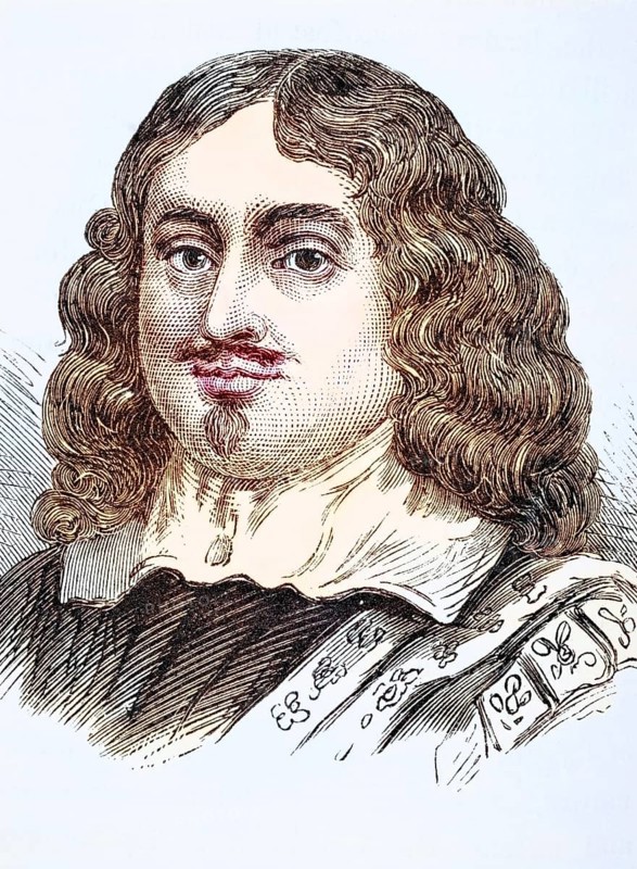 Edward Hyde, 1st Earl of Clarendon 1609 to 1674, English historian, Chancellor of the Exchequer, Lord Chancellor. From The National and Domestic History of England by William Aubrey published London circa 1890, Historical, digitally restored reproduction from a 19th century original, Record date not stated