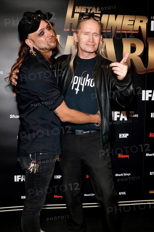 Axel One and Roman Geike (Romano) at the Metal Hammer Awards 2024 in the Uber Eats Music Hall. Berlin, 31.08.2024