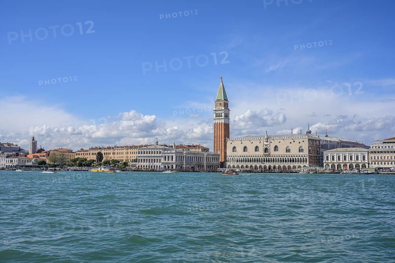 St Mark's Square and Palazzo Ducale, Venice, Metropolitan City of Venice, Italy, Europe