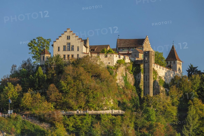 Schloss Laufen near the Rhine Falls of Schaffhausen, Neuhausen near Schaffhausen, Switzerland, Neuhausen, Canton of Schaffhausen, Switzerland, Europe
