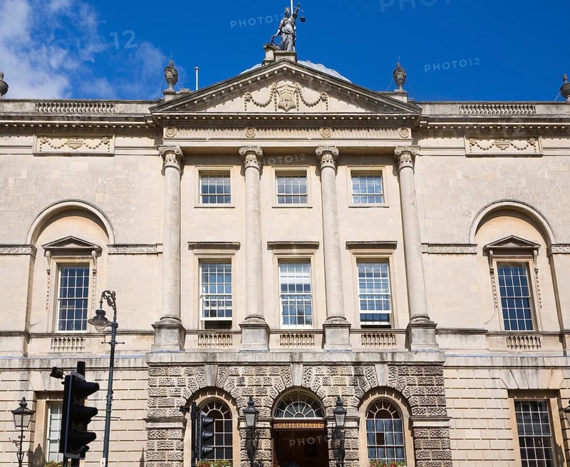 The Guildhall in Bath, Somerset, England built between 1775 and 1778 by Thomas Baldwin