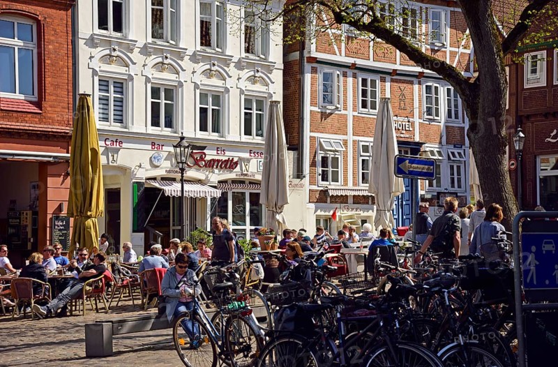 Europe, Germany, Lower Saxony, Stade, Hamburg Metropolitan Region, Hanseatic City, Hanseatic Harbour, Fish Market, Hamburg, Hamburg, Federal Republic of Germany, Europe