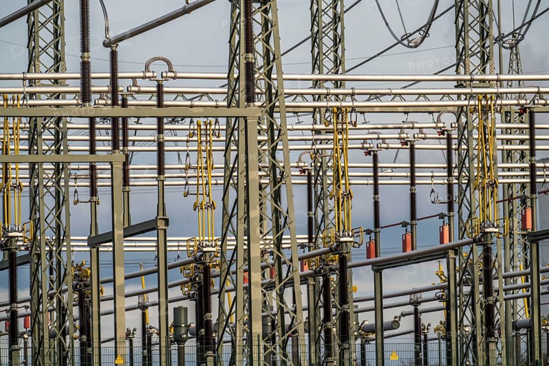 New construction of the transformer station on Cranger Straße in Herten, Emscherbruch station, North Rhine-Westphalia, Germany, Europe