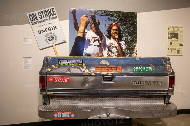 Pueblo, Colorado - El Pueblo History Museum showcases the region's many cultural and ethnic groups. One exhibit highlights Pueblo Steelworkers on strike.