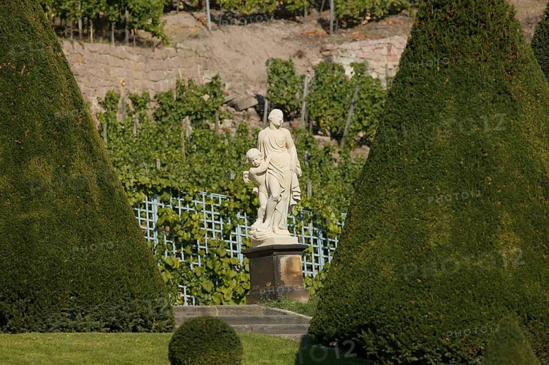 Schloss Wackerbarth or Wackerbarths Ruh' is a baroque castle surrounded by vineyards in the Niederlößnitz district of Radebeul on the road to Meissen, which serves as the seat of the Saxon State Winery. The winery belongs to the large Lößnitz vineyard and is located in the single vineyard Radebeuler Johannisberg