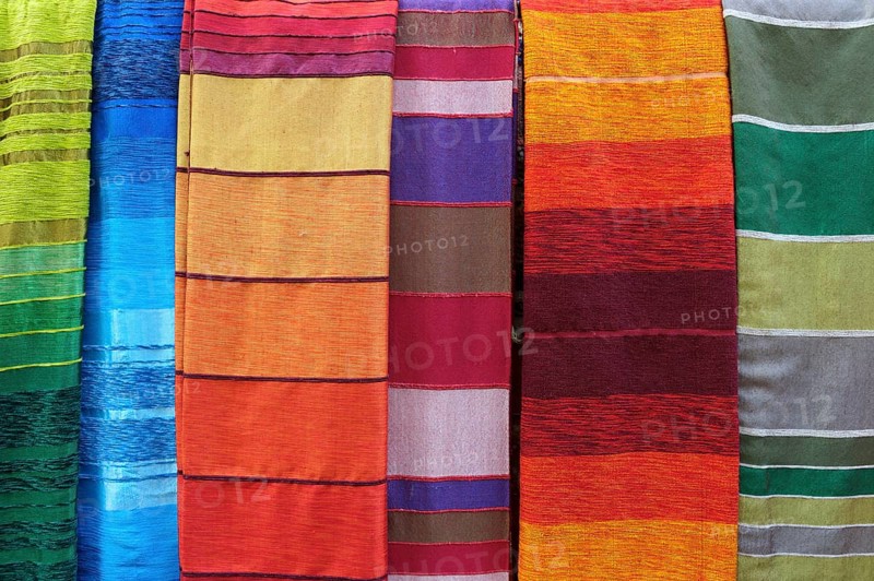 Morocco, Medina, Essaouira, Cloths, Fabrics, Africa