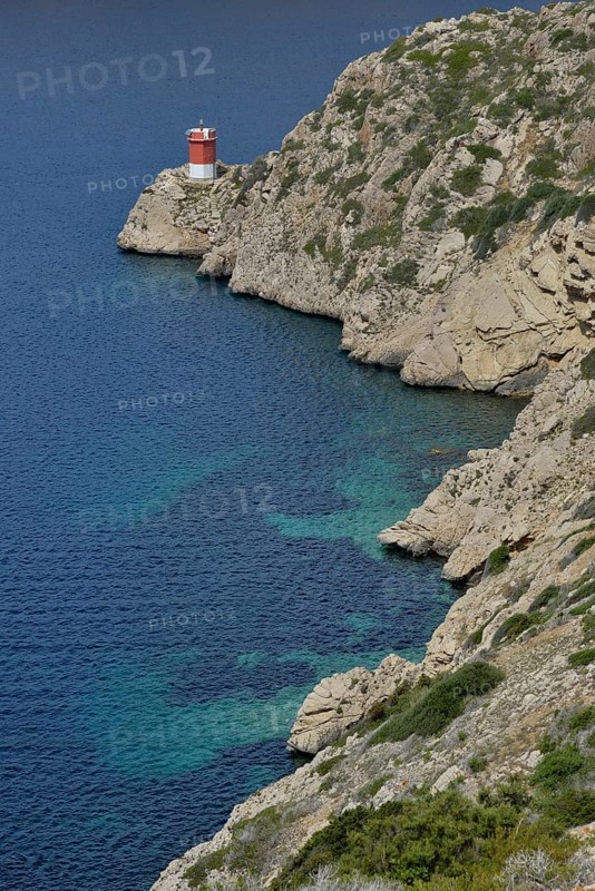 Lighthouse of Sa Creueta, Parque Nacional de Cabrera, Cabrera National Park, Cabrera Archipelago, Majorca, Balearic Islands, Spain, Europe