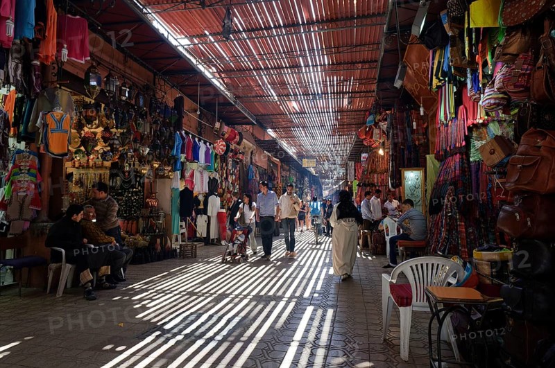 Morocco, Djemaa El Fna Square, Marrakech, Souks, Africa