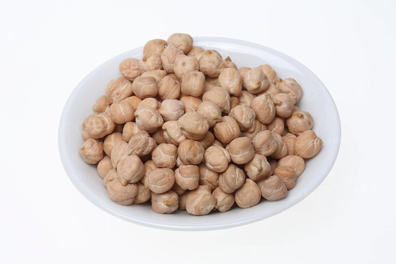 Chickpeas (Cicer arietinum), field pea, legume family