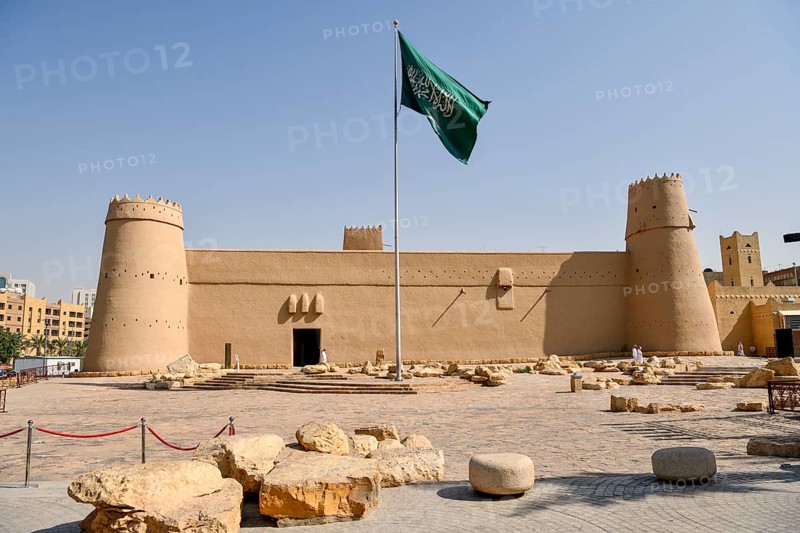 Al Masmak Fort, historic fortress from 1865, Riyadh, Saudi Arabia, Asia