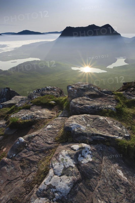 View of Cul Mor, Sutherland, Scotland, Great Britain