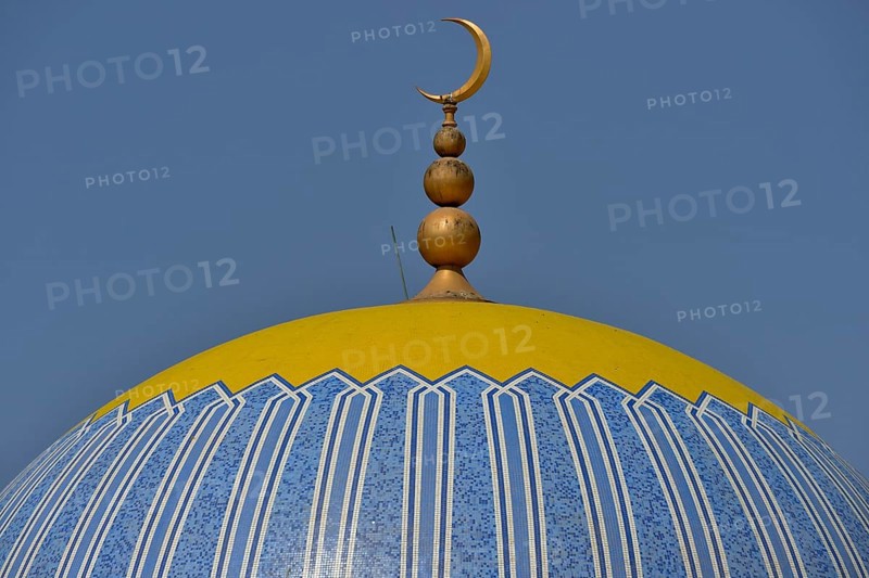 Dome of the Great Mosque of Taqah, Dhofar Region, Orient, Oman, Asia