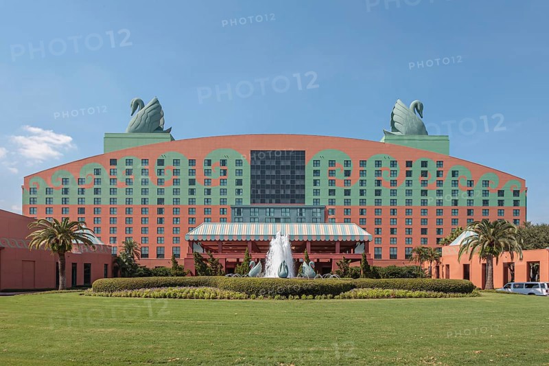Exterior of the Swan Resort Hotel in Walt Disney World, Orlando, Florida, USA, United States of America, North America