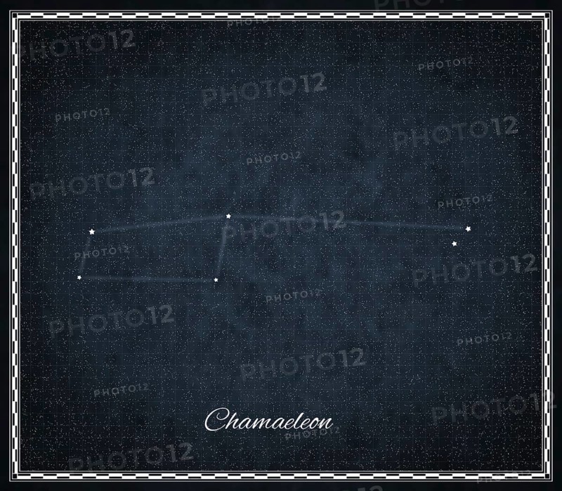 Chamaeleon star constellation, Night sky, Cluster of stars, Deep space, chamaeleontis