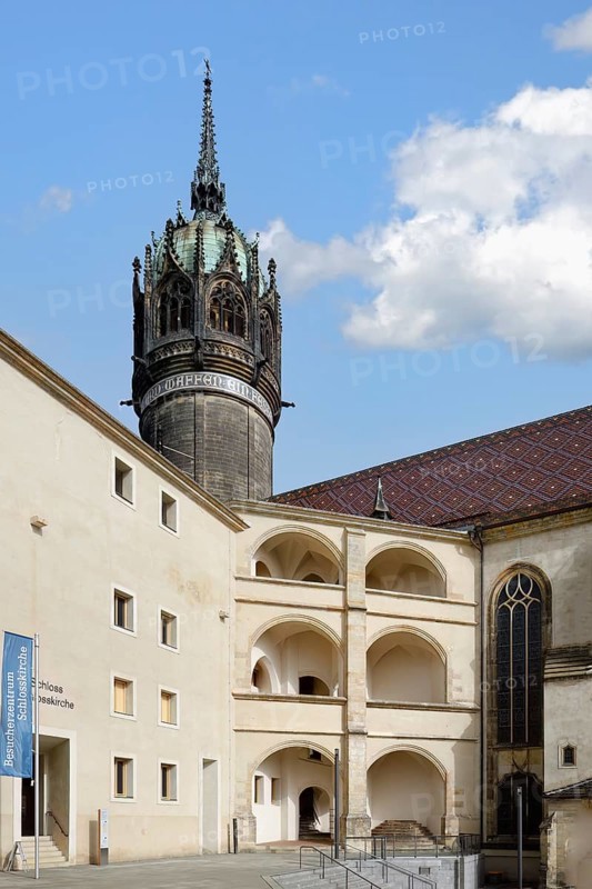 All Saint Church or Castle Church, Luther City Wittenberg, Saxony Anhalt, Germany, Europe