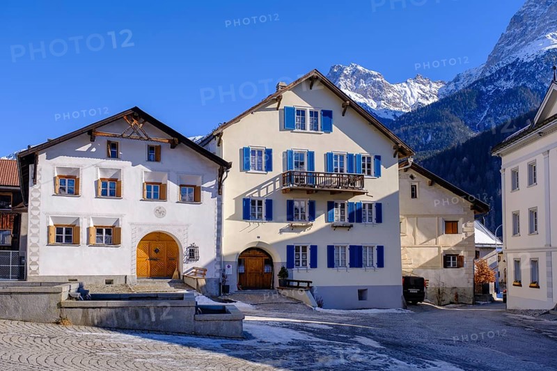 Scuol, Engadine, Grisons, Switzerland, Europe