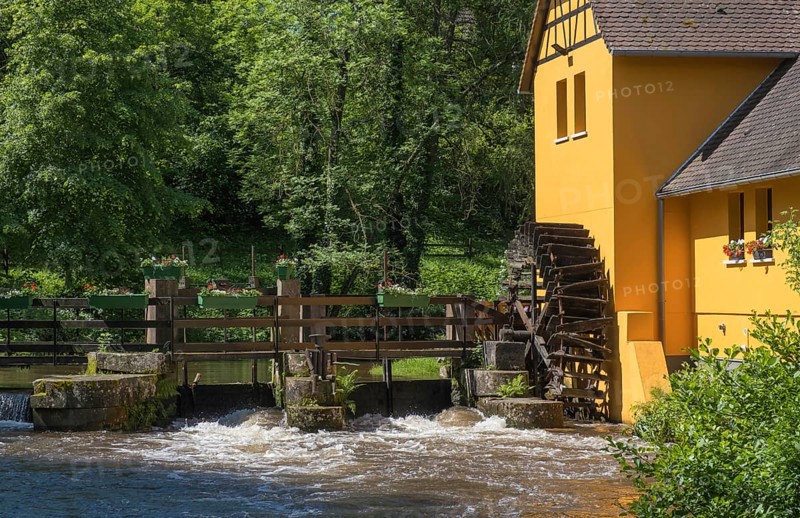 Moulin de la Walk, fulling mill, Wissembourg, Alsace, France, Europe