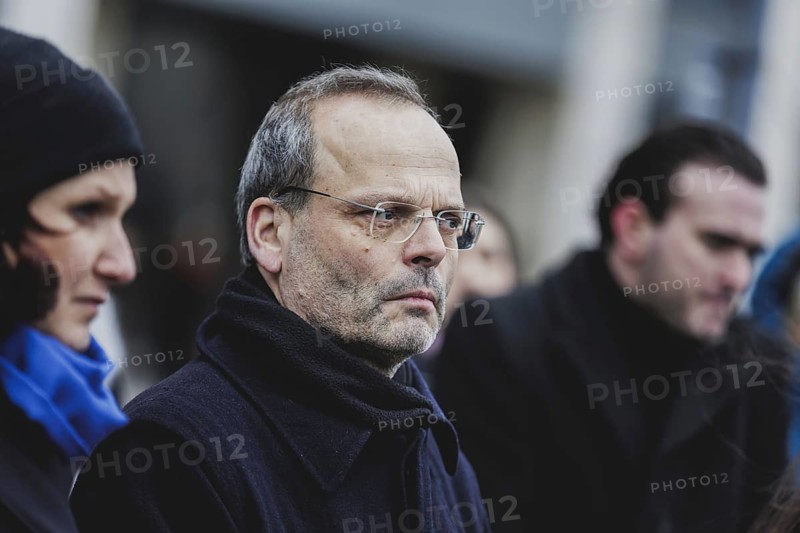 Felix Klein, Federal Government Commissioner for Jewish Life in Germany and the Fight against Anti-Semitism, photographed during the commemoration ceremony at the Memorial to the Murdered Jews of Europe in Berlin, 31 January 2024 / Photographed on behalf of the Federal Ministry for Women, Senior Citizens, Family and Youth