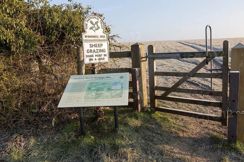 Windmill Hill, a Neolithic causewayed enclosure, near Avebury, Wiltshire, England, UK