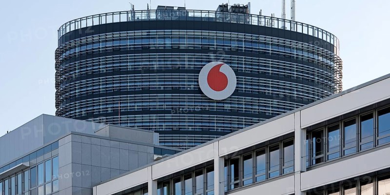 Vodafone Campus, the headquarters of Vodafone Germany in Düsseldorf, telecommunications company, North Rhine-Westphalia, Germany, Europe