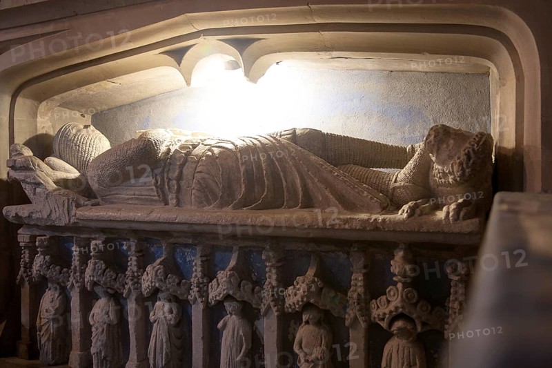 Monument of Sir Walter de Dunstanville died 1270, Church of Saint Andrew, Castle Combe, Wiltshire, England, UK