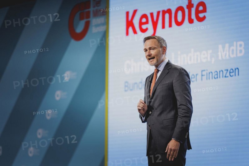 Christian Lindner (FDP), Federal Minister of Finance, photographed at the BVMW Mittelstandstag in Berlin, 13 March 2024 / Photographed on behalf of the Federal Ministry of Finance