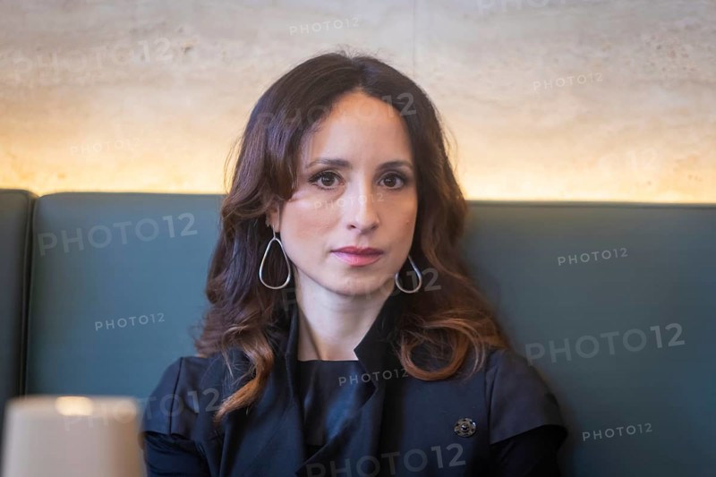 Stephanie Stumph - Press event for the moderation of the SemperOperaball 2024, Dresden, Saxony, Germany, Europe