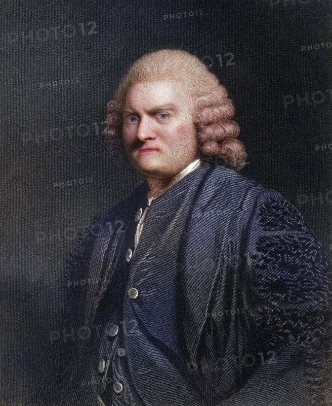 Sir John Pringle 1st Baronet 1707 to 1782 Scottish doctor, physician, Historical, digitally restored reproduction from a 19th century original, Record date not stated