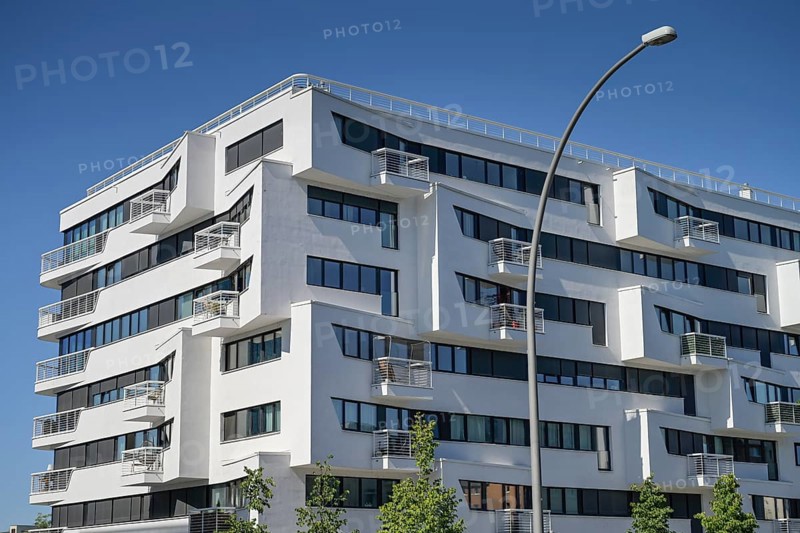 New buildings, Wave waterside living berlin, Stralauer Allee, Osthafen, Friedrichshain, Friedrichshain-Kreuzberg, Berlin, Germany, Europe