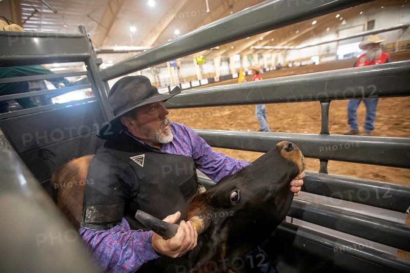Oklahoma City, Oklahoma, The Great Plains Rodeo, an annual gay rodeo that features traditional rodeo competition while emphasizing the camaraderie of the LGBTQ community. In the chute dogging event, a competitor will try to wrestle a steer to the ground