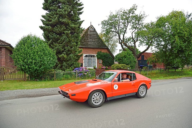 Europe, Germany, Lower Saxony, Lower Elbe Classics, classic car tour, Saab Sonett, year of construction 1971, Hamburg, Hamburg, Federal Republic of Germany, Europe