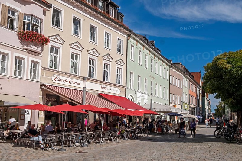 Hotel Vollmann, Marienplatz, Weilheim, Upper Bavaria, Bavaria, Germany, Europe