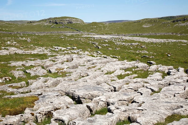 Limestone pavements at Malham, Yorkshire Dales national park, England, UK