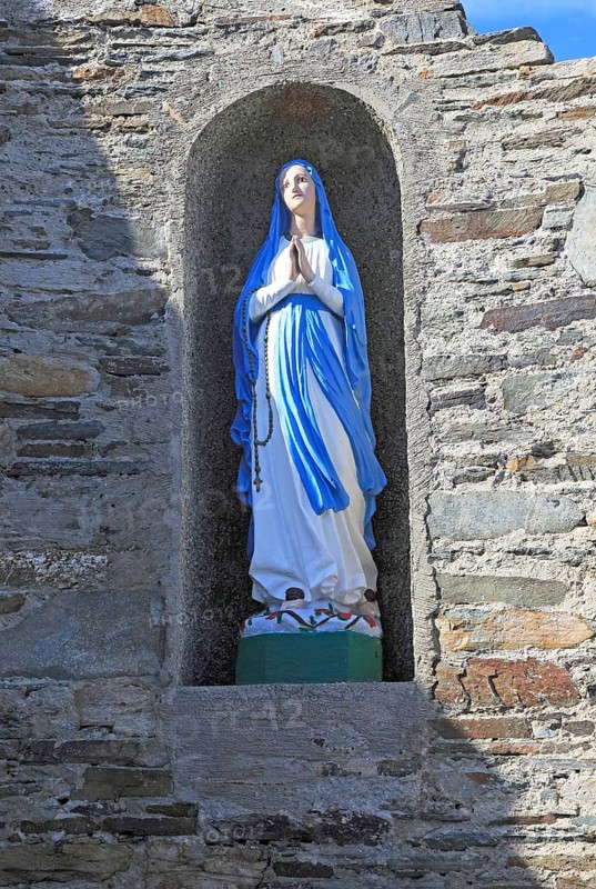 Holy Mary madonna statue, Cape Clear Island, County Cork, Ireland, Irish Republic, Europe