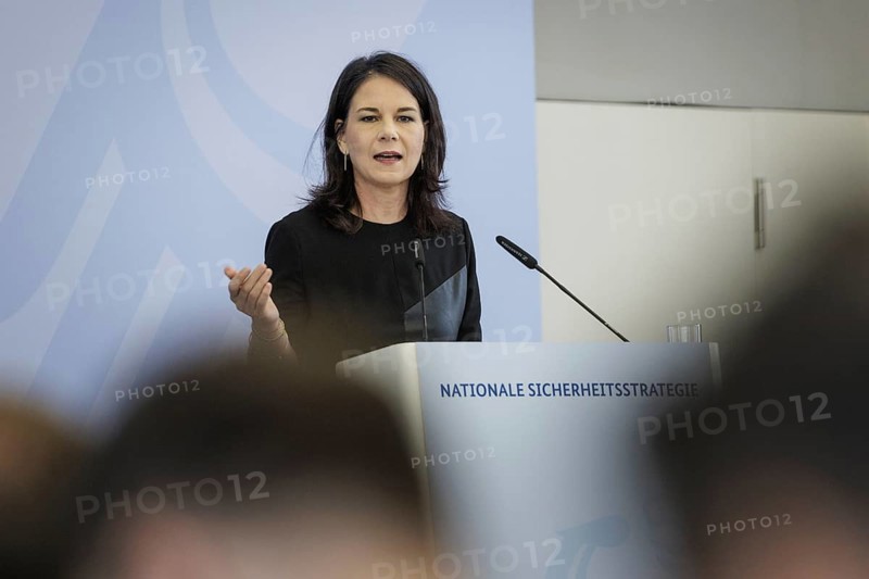 Annalena Bärbock (Alliance 90/The Greens), Federal Foreign Minister, recorded at the event to mark the first anniversary of the National Security Strategy at the Federal Academy for Security Policy in Berlin, 1 July 2024