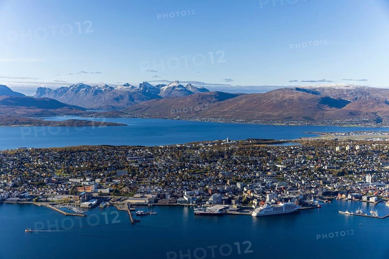 View of Tromso, September 2024, Norway, Europe