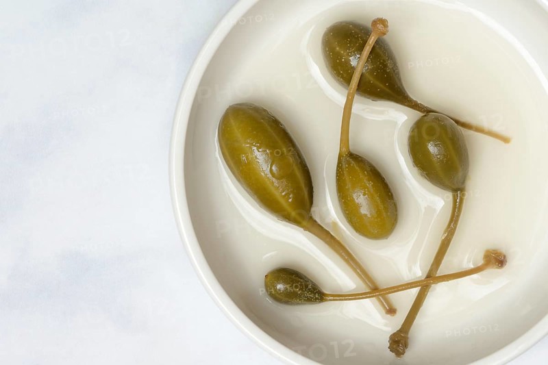 Caper apples in shell, caper, caper fruit, Capparis spinosa
