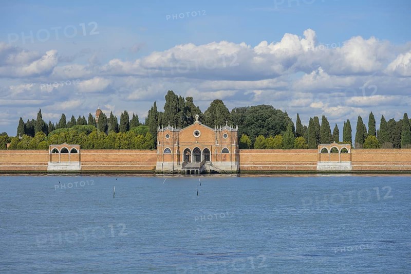 Cemetery Island of San Michele, Venice, Metropolitan City of Venice, Italy, Europe
