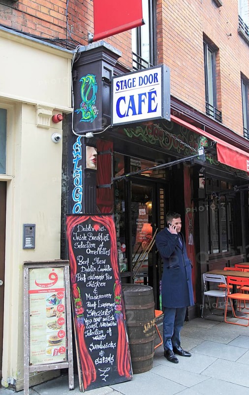 Stage Door Cafe, Dublin city centre, Ireland, Republic of Ireland, Europe