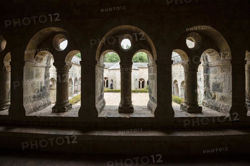 Romanesque Cistercian monastery, Abbaye du Thoronet, Département Var, Provence-Alpes-Côte d'Azur, France, Europe