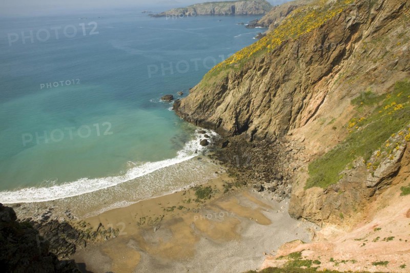 La Grande Greve beach, Island of Sark, Channel Islands, Great Britain