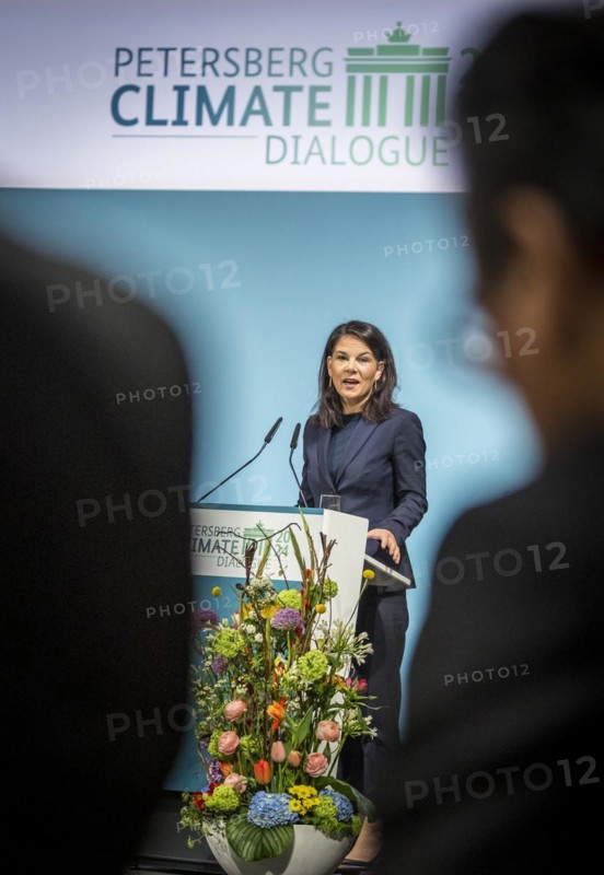 15th Petersberg Climate Dialogue at the Federal Foreign Office. Opening with Annalena Bärbock (Alliance 90/The Greens), Federal Foreign Minister. 'Photographed on behalf of the Federal Foreign Office'