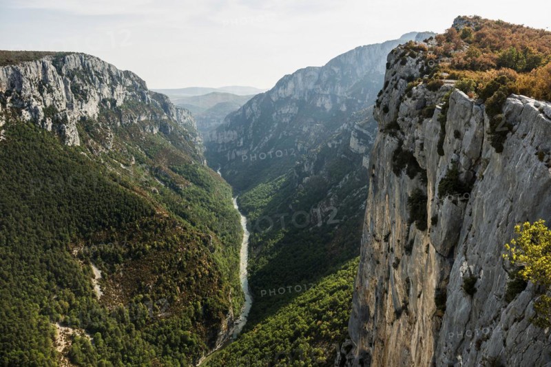 Verdon Gorge, Gorges du Verdon, Verdon Regional nature park Park, Provence, Provence-Alpes-Cote-d'Azur, South of France, France, Europe