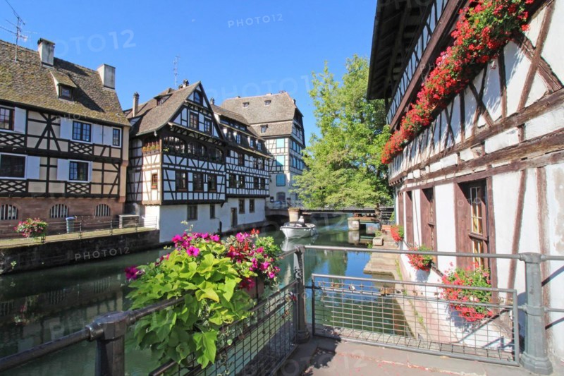 La Petite France, historic old town district of Strasbourg