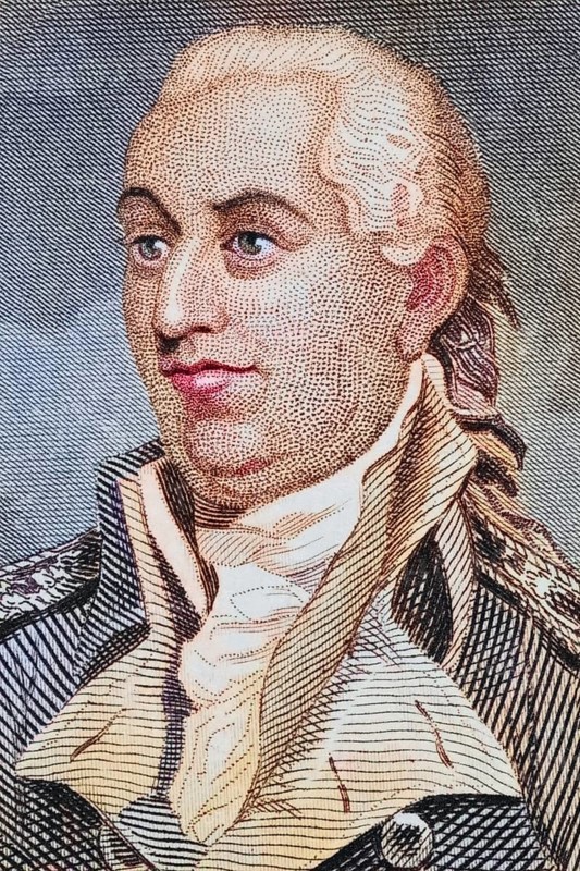 John Barry, 1745, 1803, Irish-born American officer in the Continental Navy, Illustration from Gallery of Historical Portraits, published around 1880, Historical, digitally restored reproduction from a 19th century original, Record date not stated