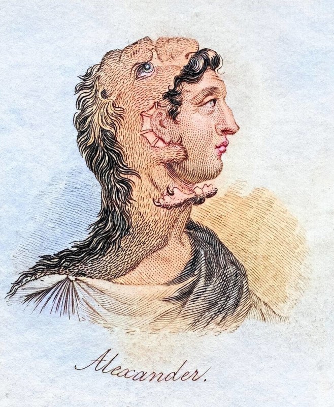 Alexander the Great, 356 BC, 323 BC, Ancient Greek King of Macedonia From the book Crabbs Historical Dictionary, published 1825, Historical, digitally restored reproduction from a 19th century original, Record date not stated