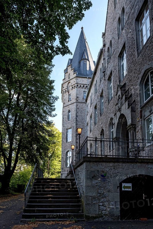 Convict building, episcopal convent, monastery, heritage-protected historic monument, former seat of the Limburg Cathedral Boys' Choir, Hadamar, Limburg-Weilburg, Westerwald, Hesse, Germany, Europe