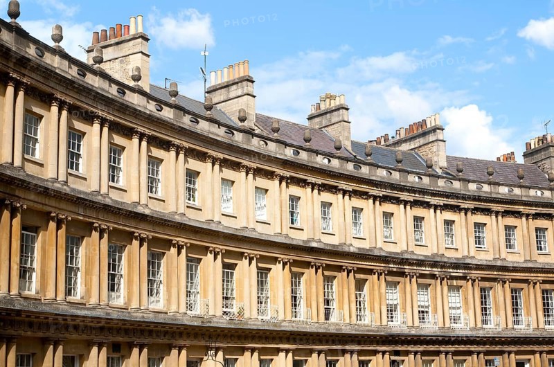 The King's Circus architect John Wood the Elder and Younger built between 1754 and 1768, Bath, Somerset, England, UK